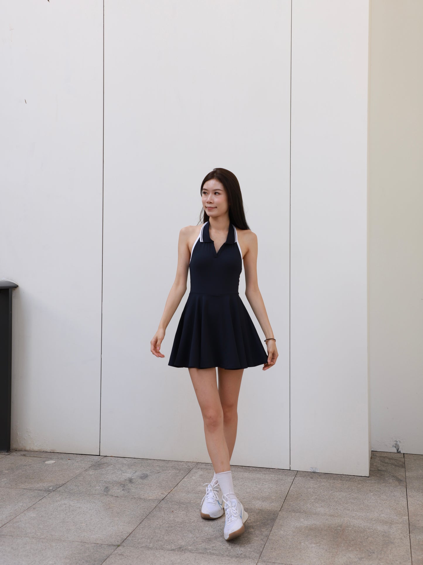 Tennis V Collar Dress