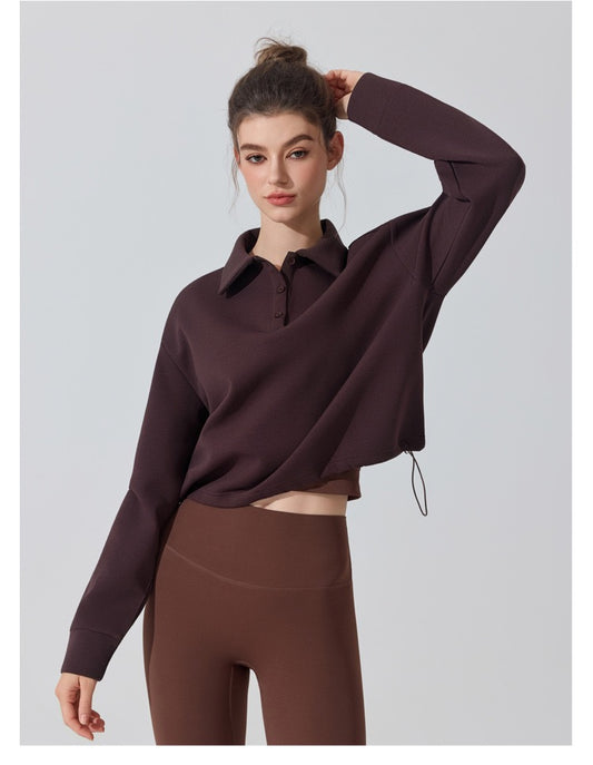 Polo Cropped Sweater