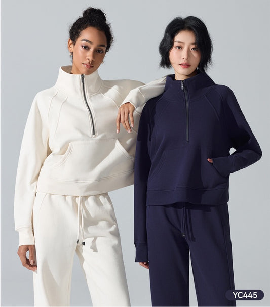 Half Zip Up Hoodie & Pants