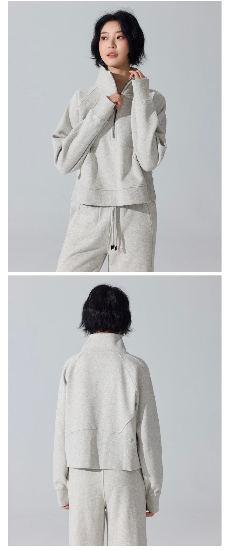 Half Zip Up Hoodie & Pants