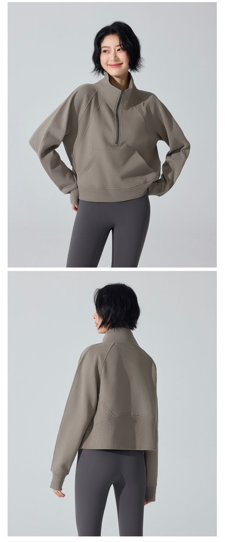 Half Zip Up Hoodie & Pants