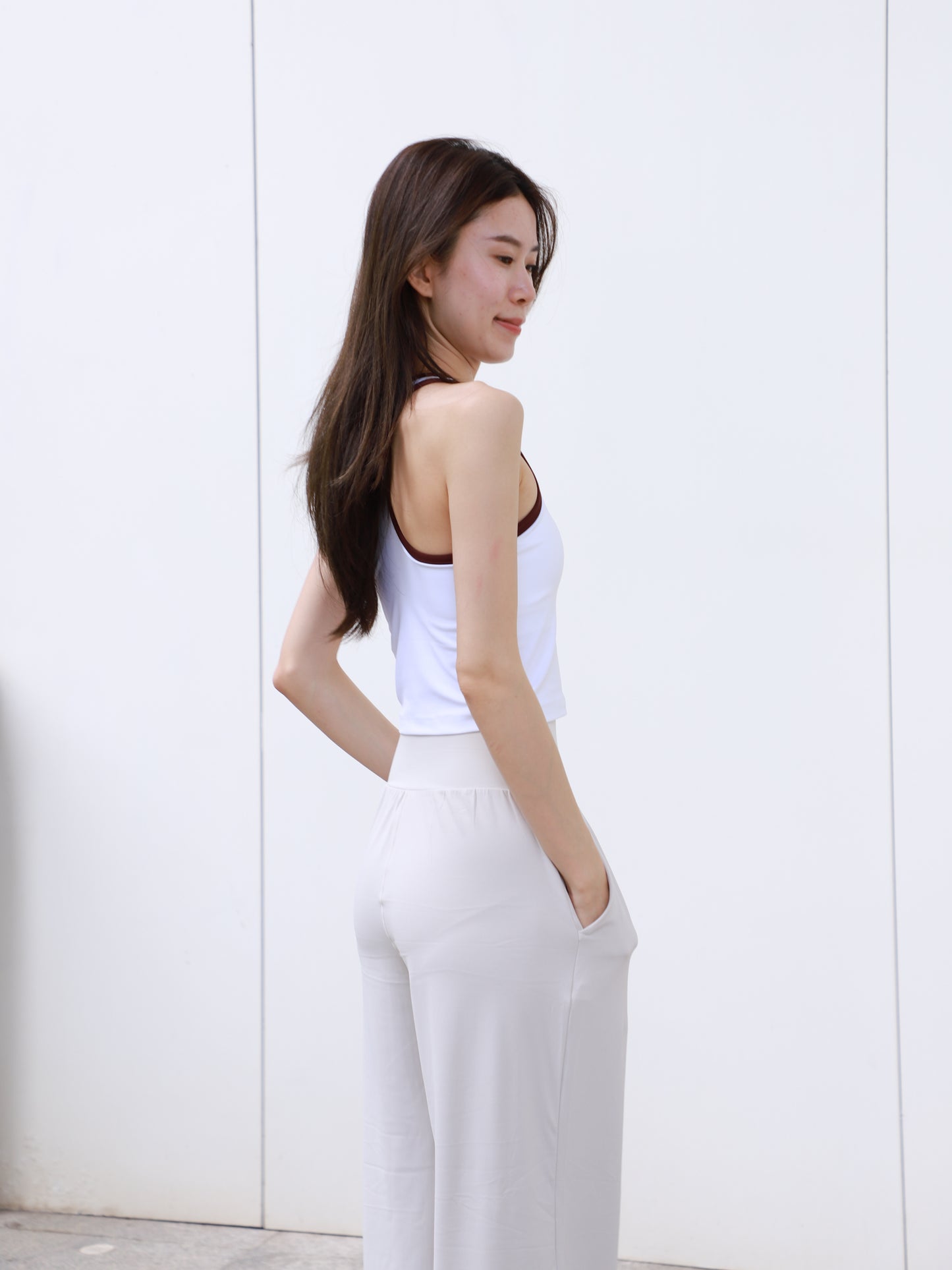 Mix Colour Tank Bra Top (Red)