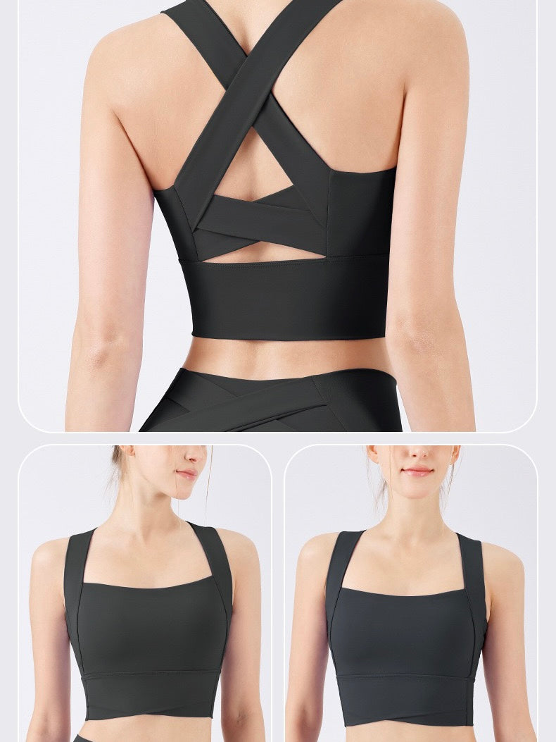 2 Cross Back Sports Bra