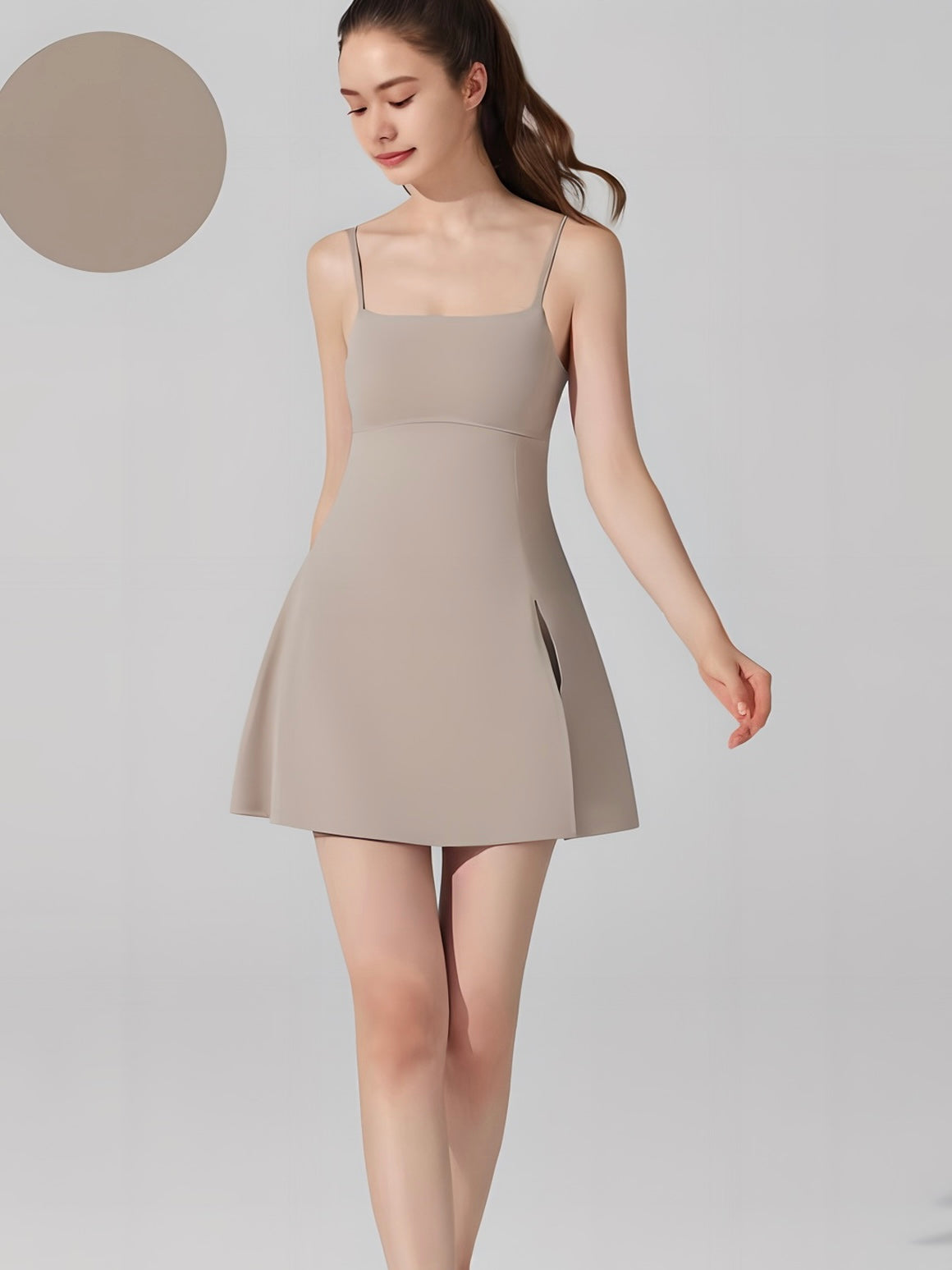 U Back Padded Dress